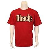 MLB Classic Team Text T-Shirt - Arizona Diamondbacks Red - Medium