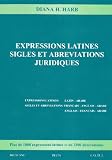 expressions latines, sigles et abréviations