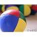 Jonglierball: HENRYS Beanbag Premium (Glattleder) 67 mm, vierfarbig (St�ckpreis)