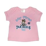 Infant / Baby NCAA North Carolina Tar Heels My First Tee T-Shirt - Pink (Size: 6-9)