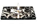 ArtisanStreet's Black Natural Marble Oil Candle. Handcrafted. Use like Oil Lamps & Glass Oil Lamps.