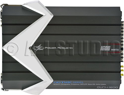 Power Acoustik 4-Channel Class A/B Amp: OVN4-1600 