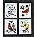 Four Birds Quilt Design-#1
