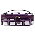 Sonia Kashuk Purple Squares Small Train Case