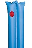 22 Gauge 1x8 Double Chamber Water Tubes For Swimming Pool Winter Covers-6 Pack