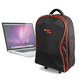 Laptop Trolley Bag With Heavy Duty Telescopic Handle For Apple 15-Inch Macbook Pro By DURAGADGET