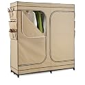 Double Door Storage Closet w/ Shoe Organizer