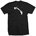 PISTOL DAISY flower gun peace love harmony retro SHIRT