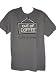 Out of Coffee - Life is Crap T-Shirt - 100% Cotton Short Sleeve Shirt for Java Lovers - Fits Teens and Adults