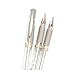 Uni-ball Signo Broad Point Gel Impact Pen Silver Ink, 1.0mm, 3 pens per Pack (Japan import) [Komainu-Dou Original Package]