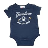 Majestic New York Yankees MLB Baby / Infant One-Piece Bodysuit / Romper / Onesie - Blue (Size: 6-9)