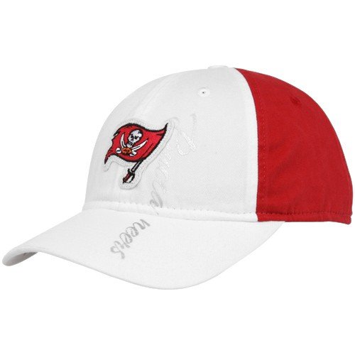Reebok Tampa Bay Buccaneers Ladies White-Red Slouch Adjustable Hat