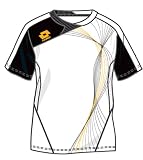 Lotto T-Shirt Fluid junior, Jungen, white/black