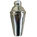 Cocktail Shaker Knob, Polished Silver, 2''H x 7/8''W x 1-13/16'' Proj.