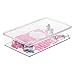 mDesign Kids/Baby Toy Storage Box, for Action Figures, Cars, Crayons, Puzzles - 10.75