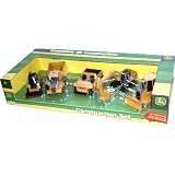 John Deere 5 Piece 1:64 Scale Plastic and Die Cast Construction Vehicle Set - Small...