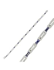 14K Exquisite Tanzanite Bracelet with Diamonds (NEW ARRIVAL)