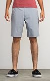 RVCA Men's Benefits Hybrid Short, Monument, 36