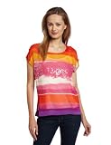 Chaus Womens Placed Tonal Stripe Embellished Blouse