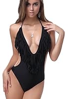 Pandolah Monokini One Piece V Neck Bathing Suits Bikini Swimsuits Swimwear