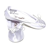 Capezio Toddler Girl White Satin Ballet Dance Shoe Size Baby 6- Girls 2.5
