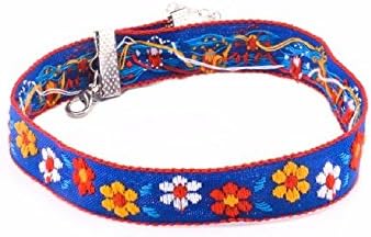 Flower Floral Design Vintage Lace Macrame Embroidery Choker Necklace Fashion
