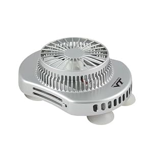 Good Hope Bags 5258 Solar Auto Fan – Silver
