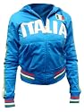 Girls International Soccer Track Jackets - Italia (Blue)