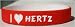 I Love Hertz Custom Wristband