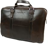 Vagabond Traveler Fine Leather Briefecase Travel Bag L24