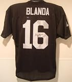 George Blanda Autographed Oakland Raiders Jersey w/HOF - Autographed NFL Jerseys