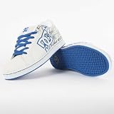 DC - Mens Character M Cupsole Shoe, Size: 15 D(M) US, Color: White/Royal/White