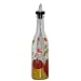 ArtisanStreet's Autumn Themed Design on Clear Glass Pour Bottle. Hand Painted & Signed