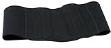 Denshine Adjustable Neoprene Double Pull Lumbar Support Lower Back Belt Black Pain Relief