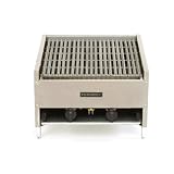 Economy Lava Rock Char-Broiler - Counter Model - Gas - 24W