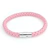 Bling Jewelry Pink Braided Leather Cord Bracelet