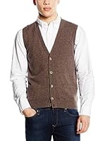 Piacenza cashmere Chaleco (Taupe)