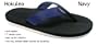 Scott Hawaii Hokulea Navy Flipflop - The Original Slippah!, 13