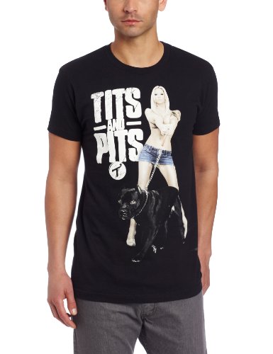 Two In The Shirt Men’s Tits And Pits Tee, Black, Large