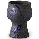 有田焼 黒釉彩 丸氷グラス ama-431077