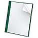 Oxford Premium Clear Front Report Covers, Dark Green, Letter Size, 25 per box (58817)