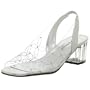 Annie Women's Bonnie Dress Sandal,Silver,10 W