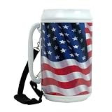 American Flag Portable Can Cooler