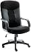 Alera DU41LS10B Duo Series High-Back Swivel/Tilt Chair, Black Leather/Mesh Fabric