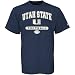 Search : Russell Utah State Aggies Navy Blue Football T-shirt