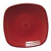 Fiesta 7-3/8-Inch Square Salad Plate, Scarlet