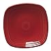 Fiesta 7-3/8-Inch Square Salad Plate, Scarlet