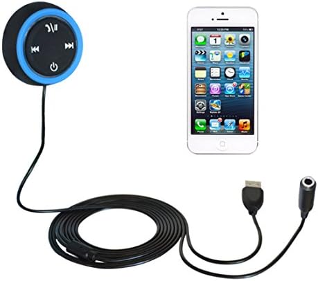 Bluetooth Hands-free Car Kit with Built-in Bluetooth Chip V4.0 Supports HFP, HSP, A2DP & AVRCP - Compatible with iPhone 4 to 6, Samsung Galaxy S3, S4, S5, Note 3, HTC One, Nexus 5, & Motorola X Droid - Recharge Device via USB Port