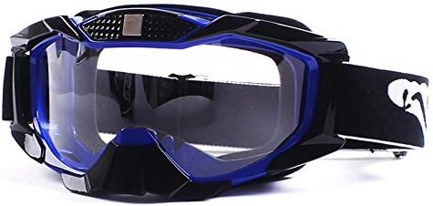 Fodsport Motorcycle Motocross Goggles Glasses MX Dirt Bike Racing Off Road Anti Fog Clear Blue