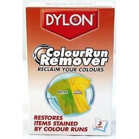 Dylon Colour Run Remover, laundry, 2 sachets